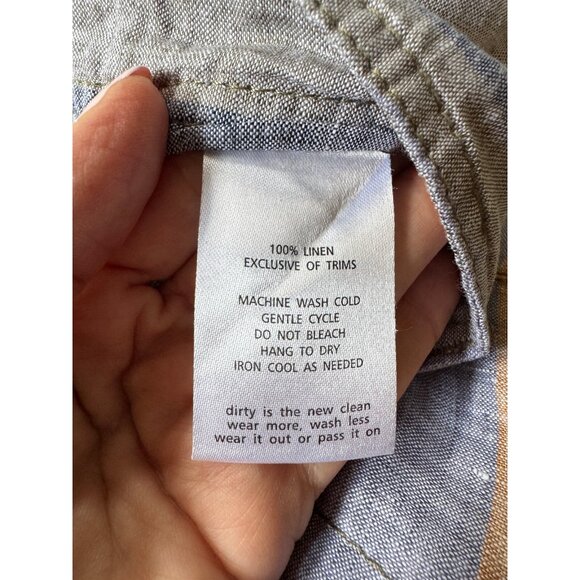 Toad‎ & Co Women's Far Flung Linen Shorts Sz 14 Casual Walking Everyday Summer - Picture 12 of 16